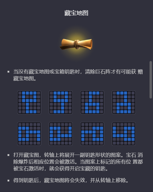 PG电子宝石侠宝藏地图使用说明图