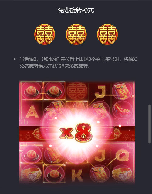 双囍临门免费旋转模式 PG电子双囍临门免费旋转模式说明图