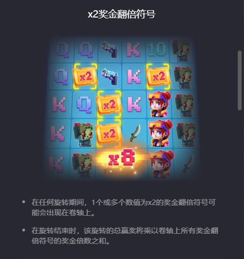 丧尸大作战奖金翻倍符号 PG电子丧尸大作战奖金翻倍符号介绍图