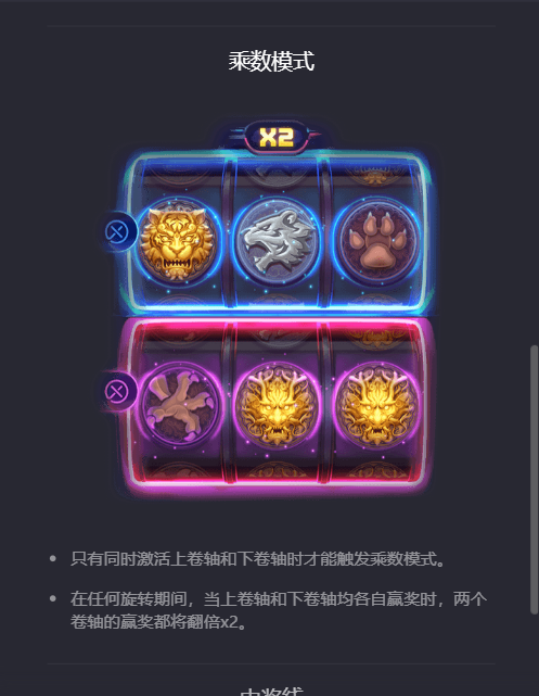 龙虎争霸的爆奖模式介绍图